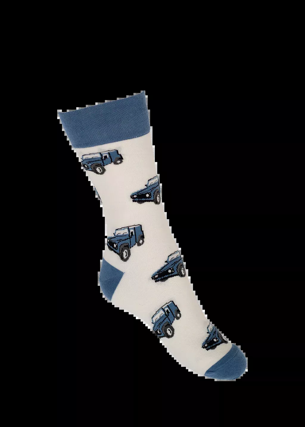Crew Socks Blue 4X4 7-11