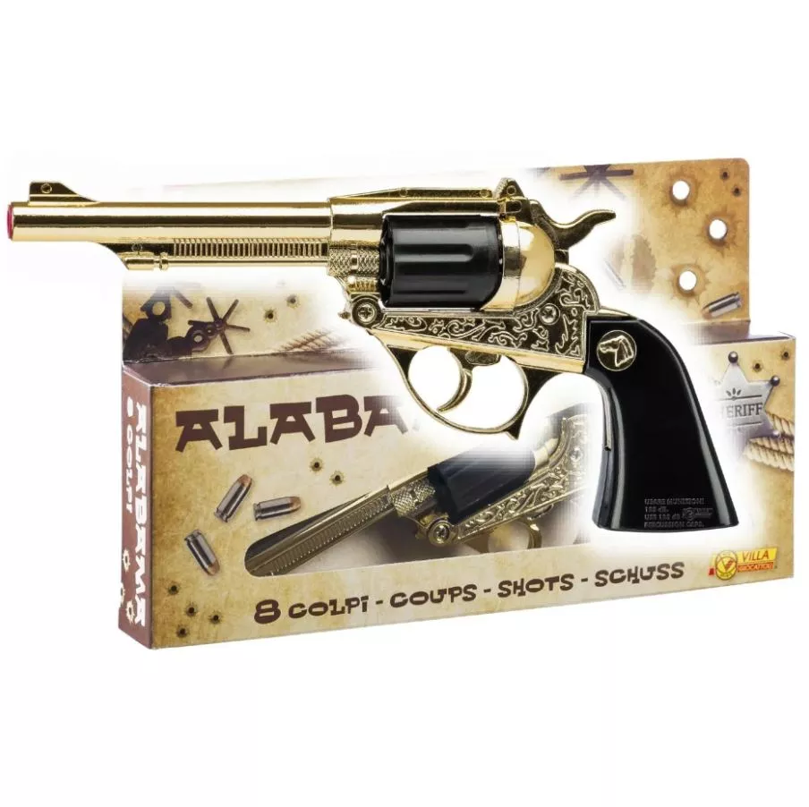 Alabama Western Gold Cap Gun 8 Shot