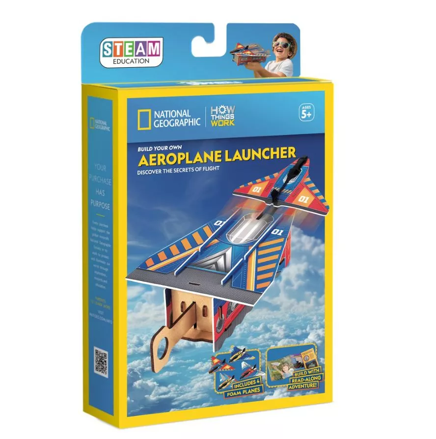 How Things Work Build & Play Kit - Airplane Launcher