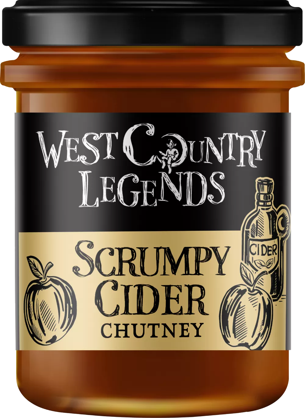 WEST COUNTRY LEGENDS Scrumpy Cider Chutney 210g