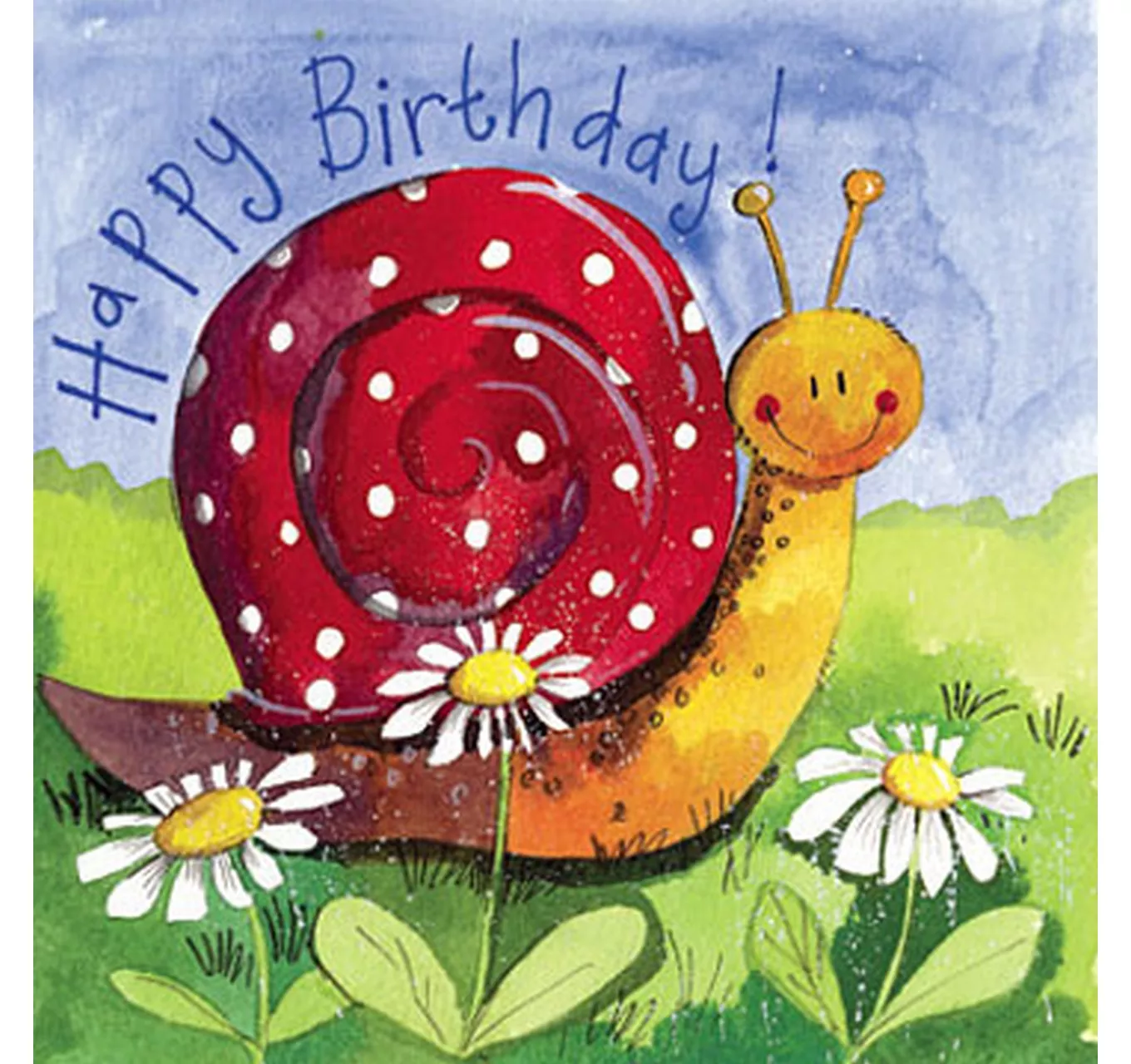 Little Snail Birthday Card