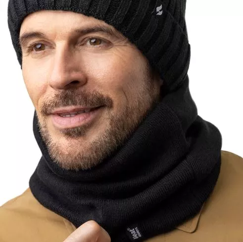 Mens Stockley Thermal Neck Warmer - Charcoal