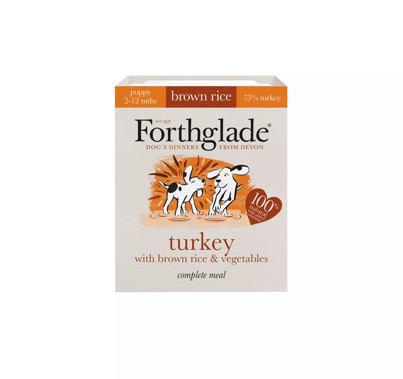 Forthglade Turkey & Rice 395g