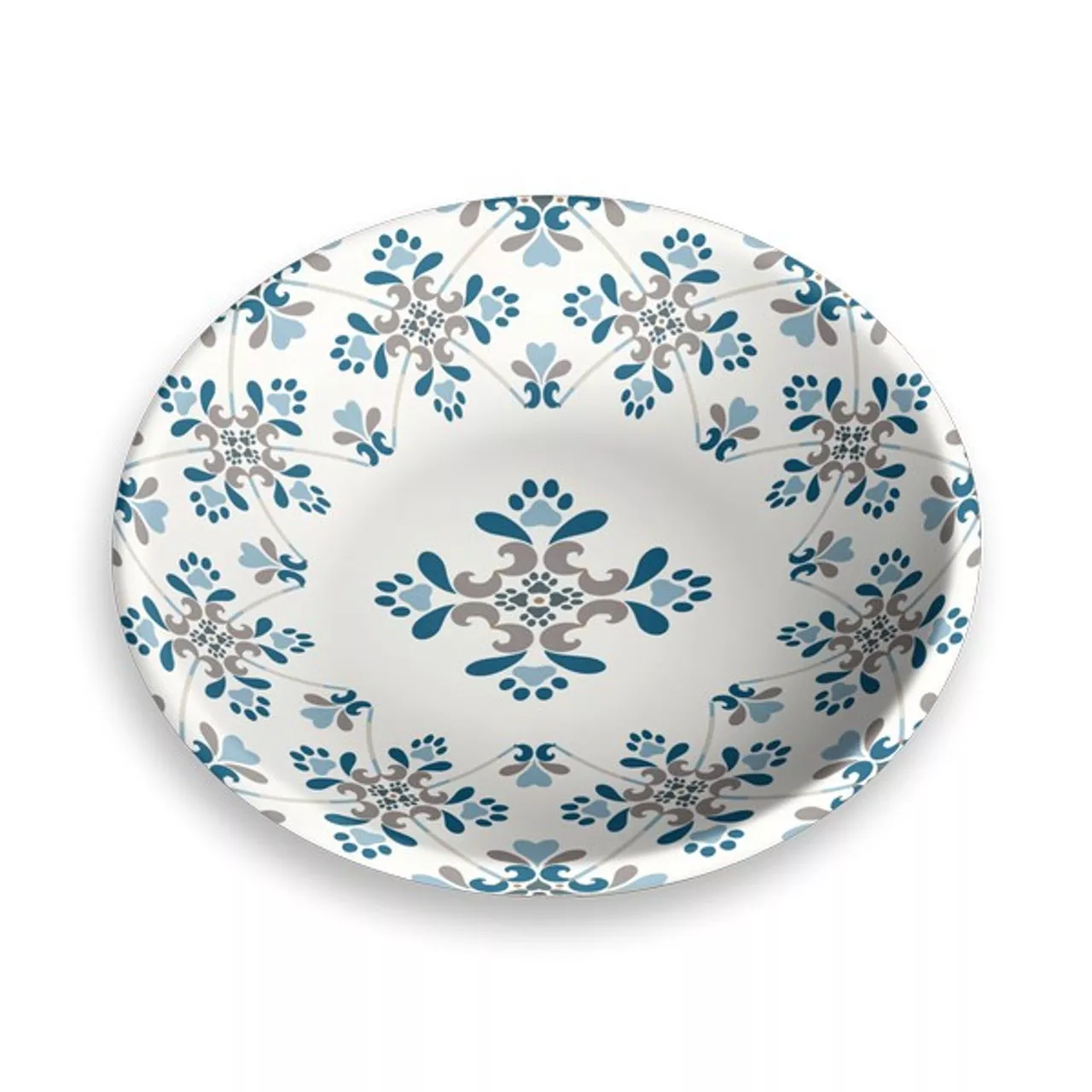 Tarhong Pawsitano Tile Bowl Saucer