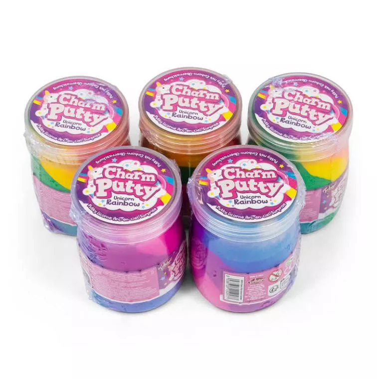 Rainbow & Unicorn Charm Putty - Each