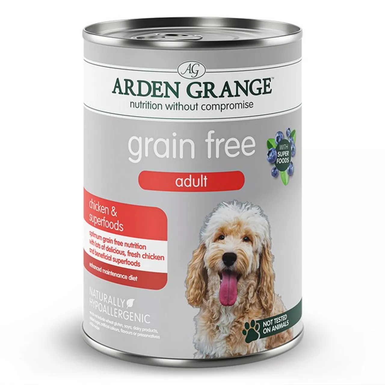 Arden Grange Grain Free Adult Chicken & Superfoods 395g