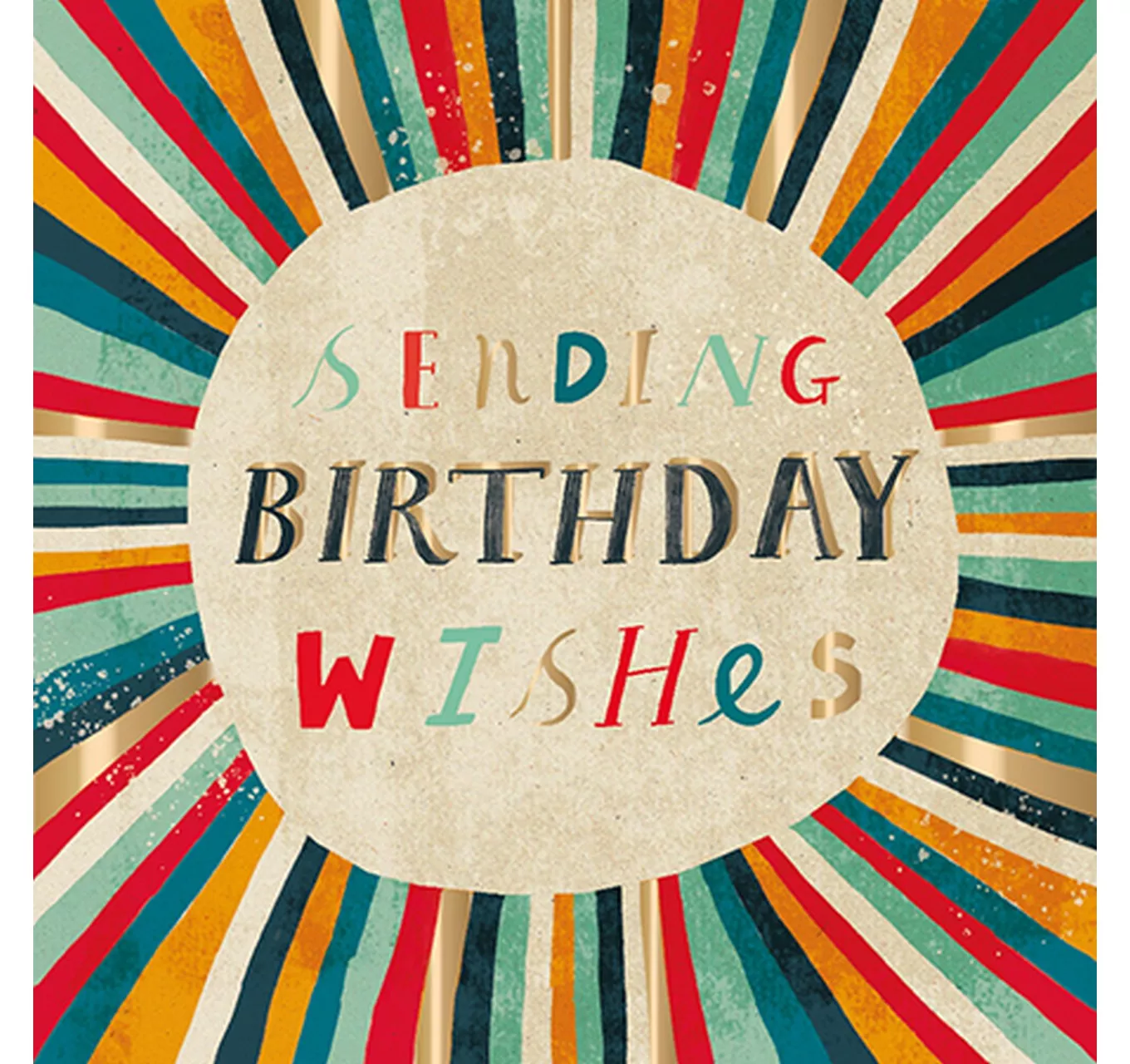 Birthday Card - Sending Birthday Wishes