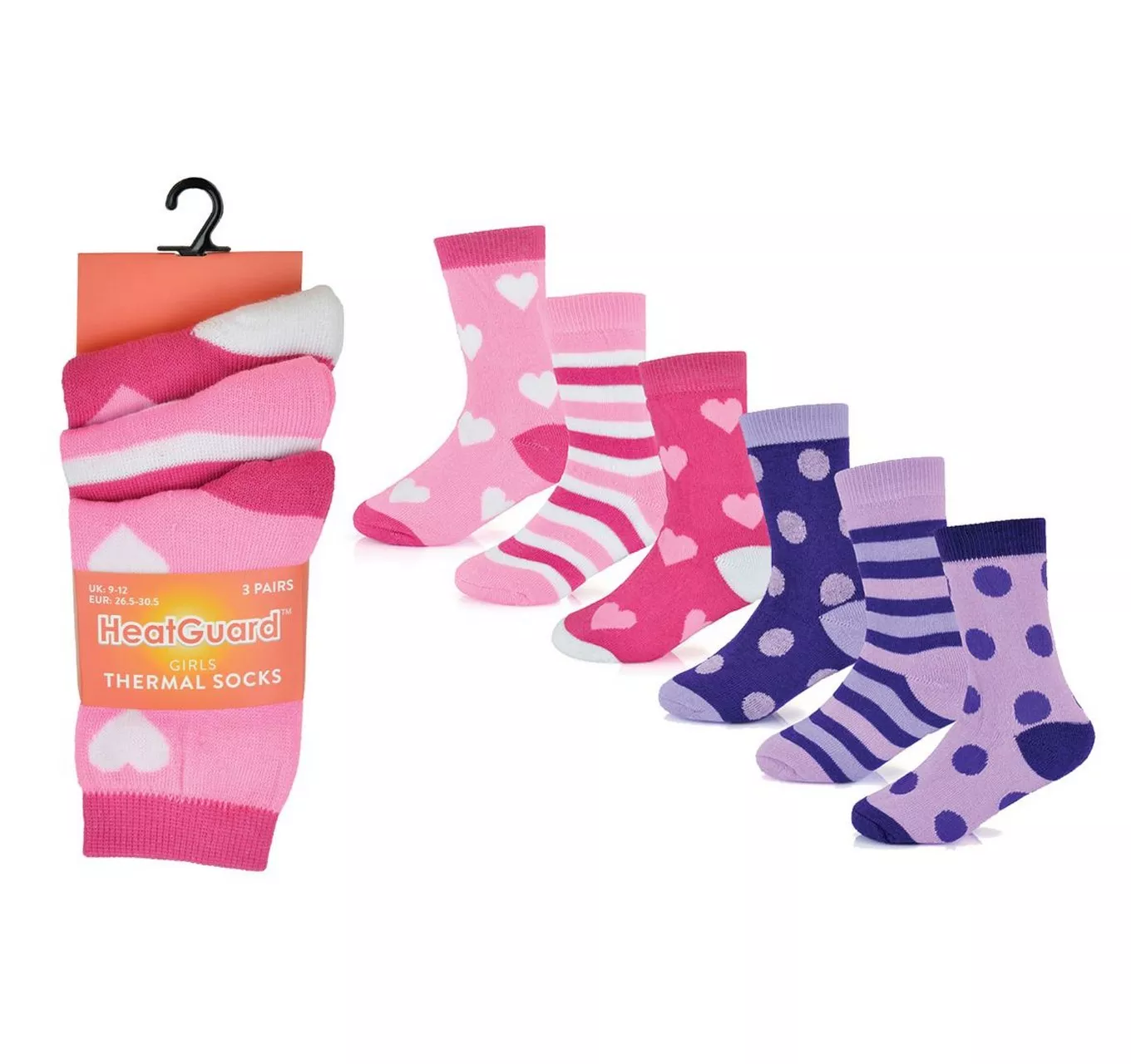 Girls Thermal Socks 3pk