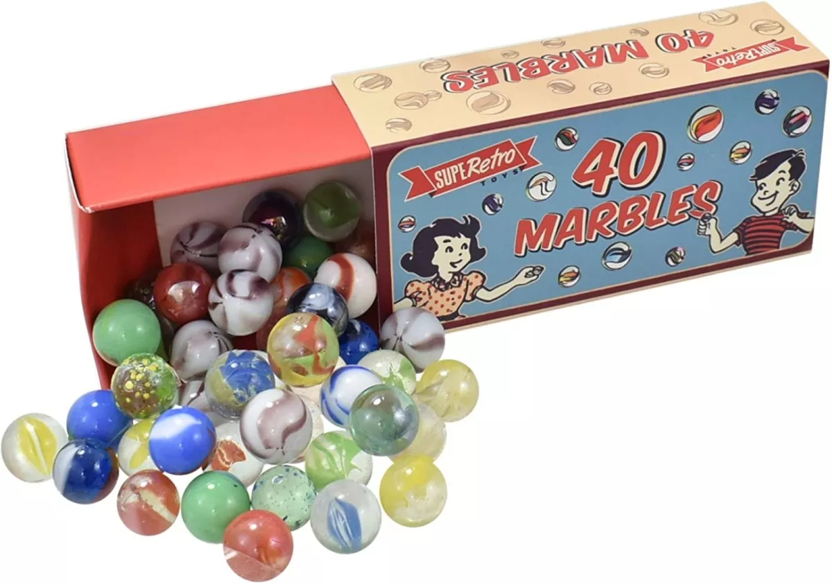 Retro Marbles Set 40