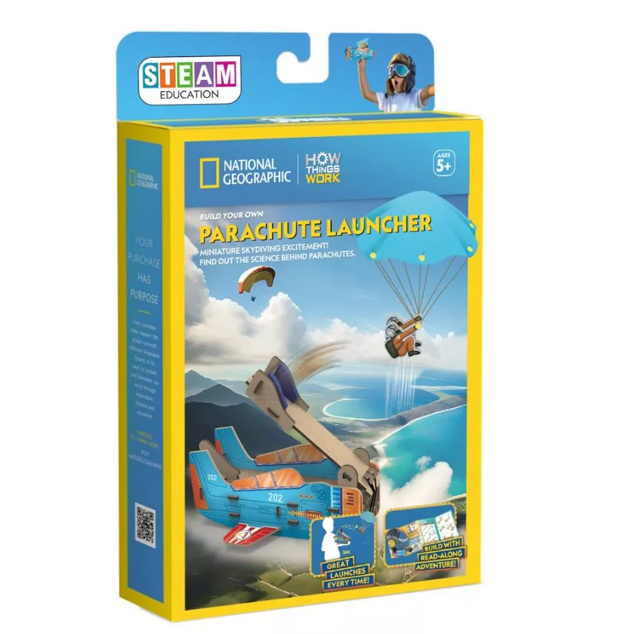 How Things Work Build & Play Kit - Parachute Launcher