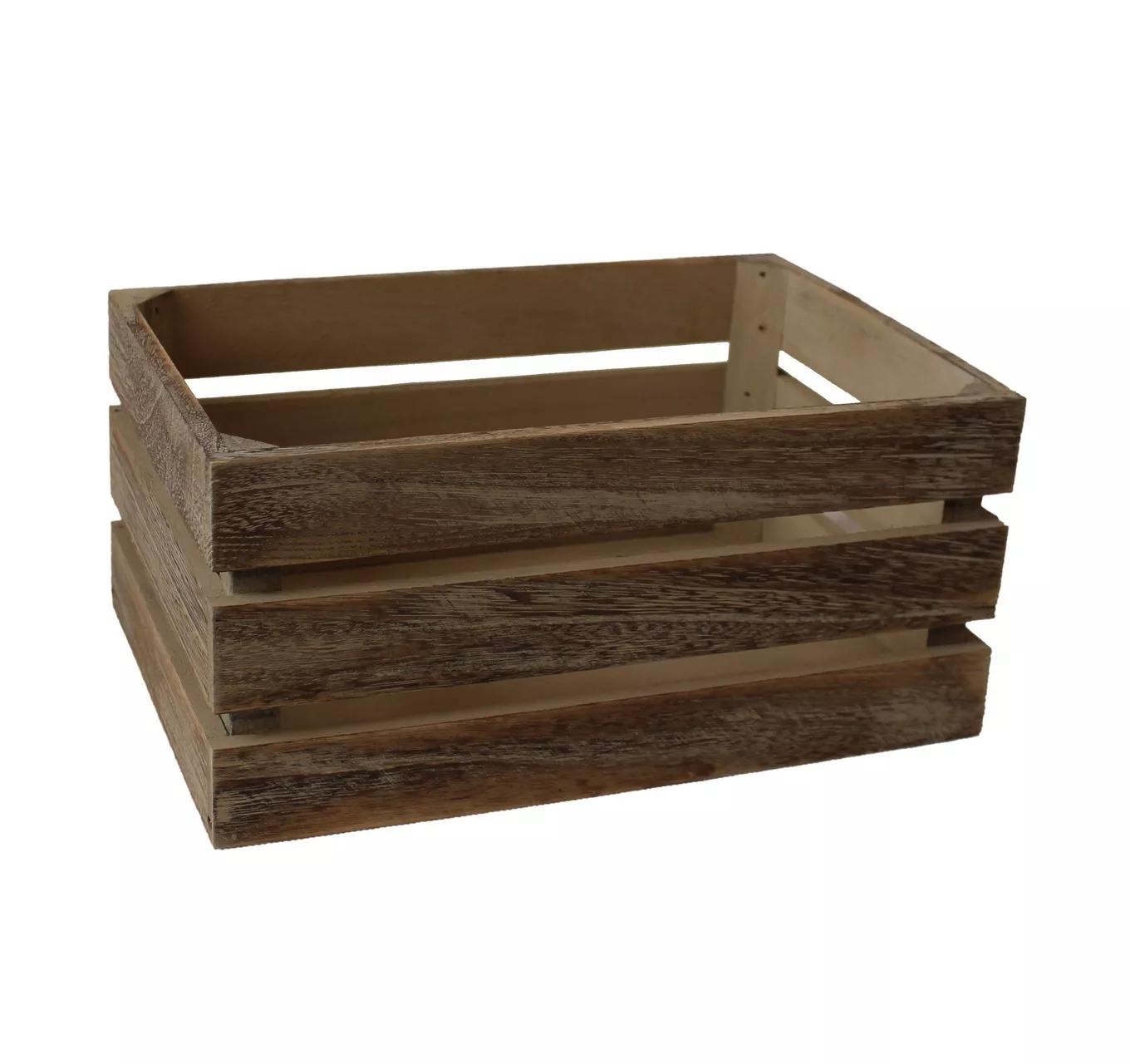 Oak Effect Wooden Crate (S)
