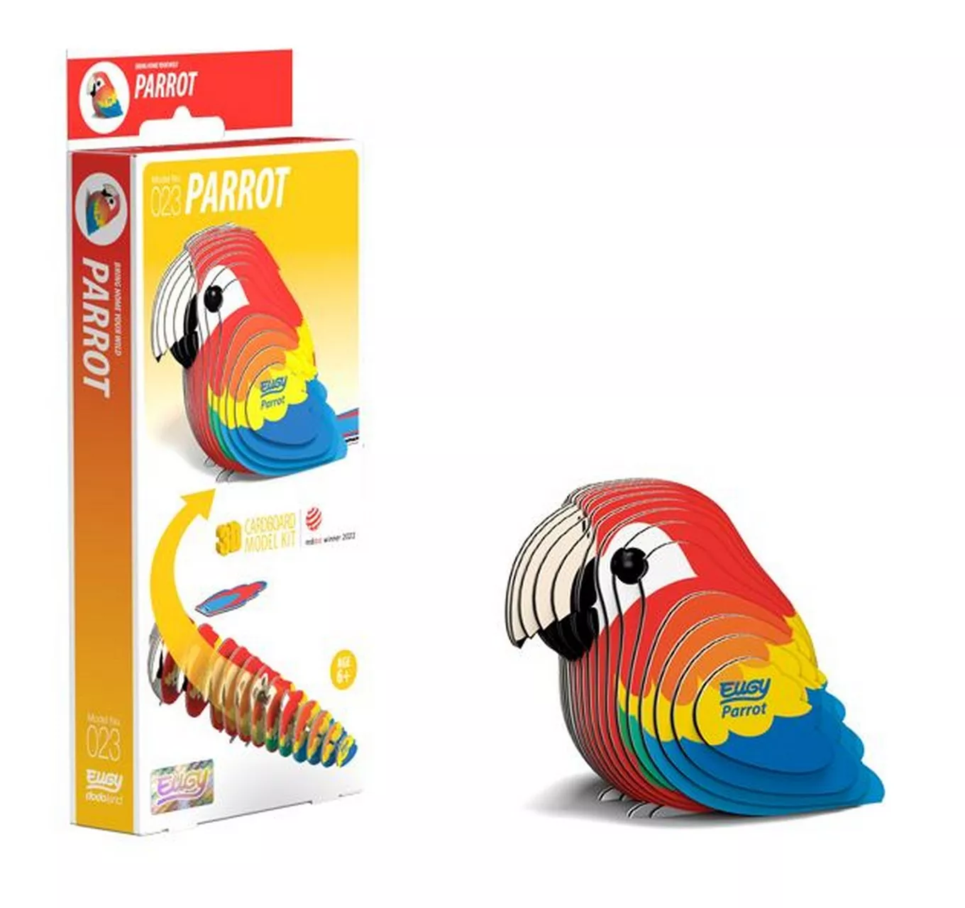 Eugy 3D Model - Parrot