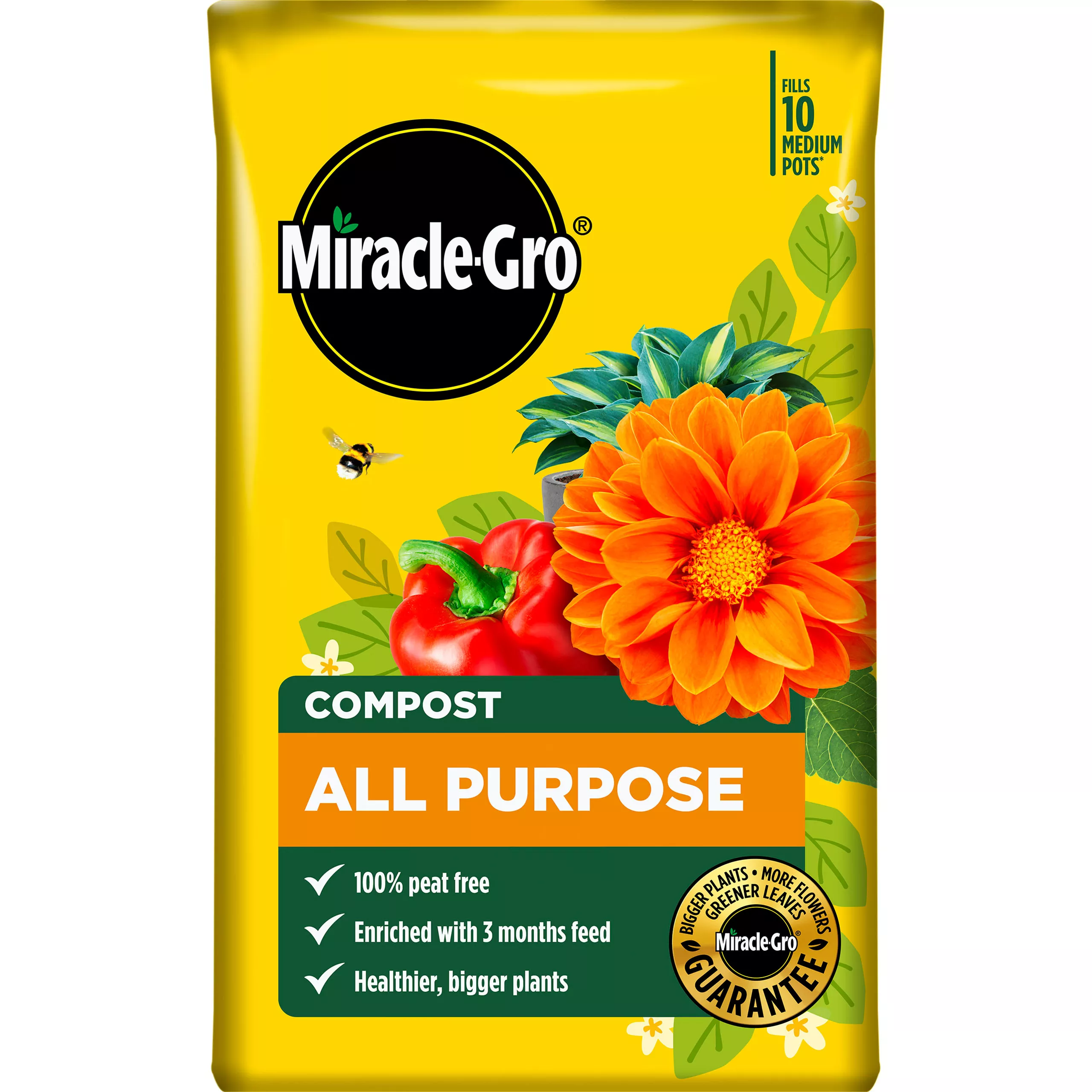 Miracle-Gro Peat Free All Purpose Compost 50L