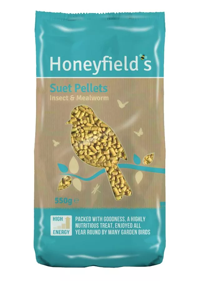 Suet Pellets with Mealworms & Insects 550g