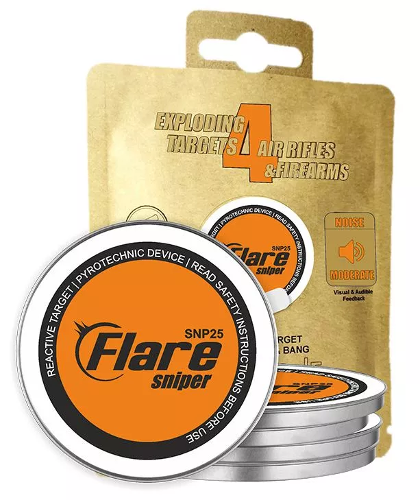 Flare Sniper Exploding Target 25mm Moderate Noise 5pk