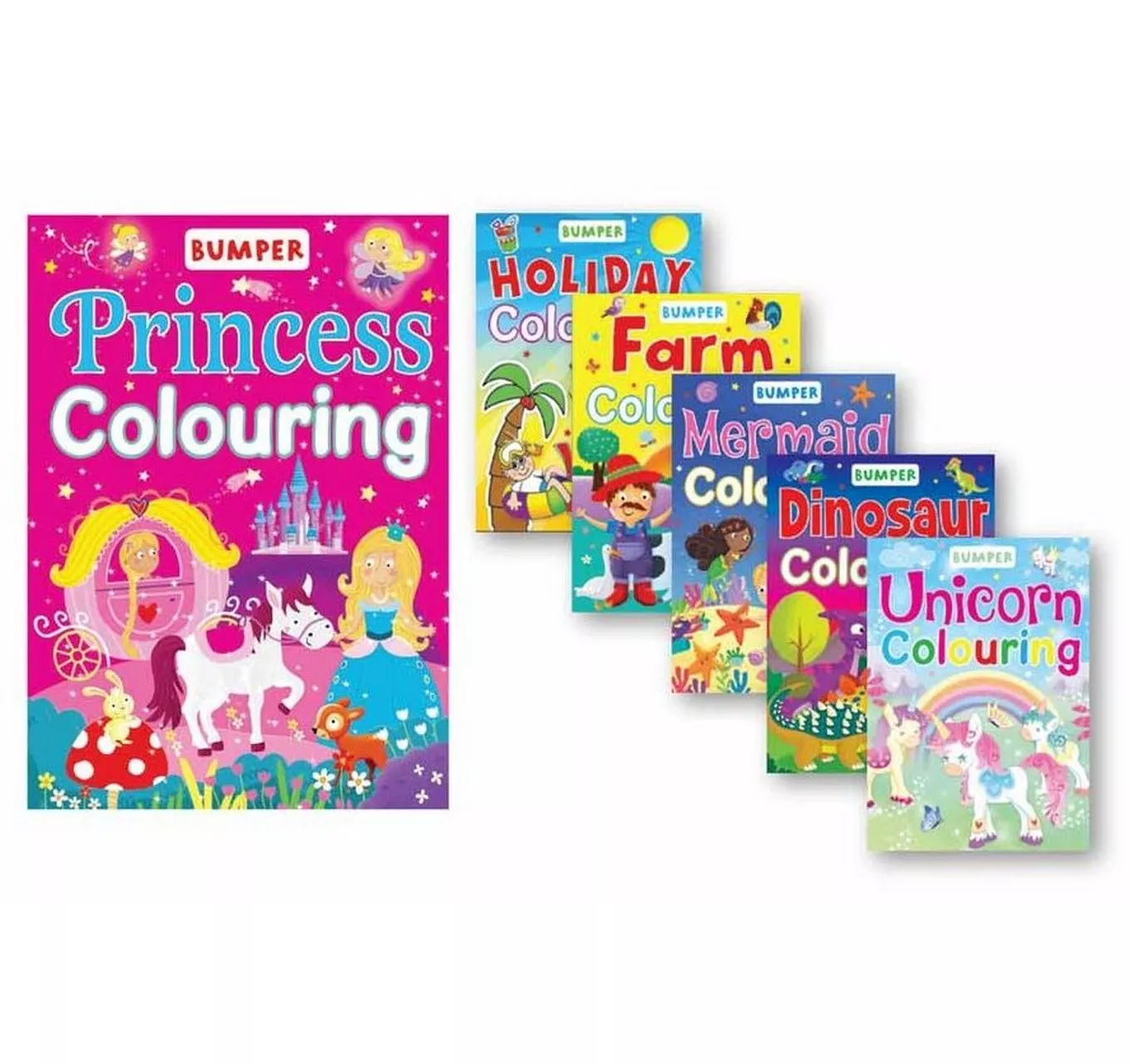 Bumper Colouring Book - Each
