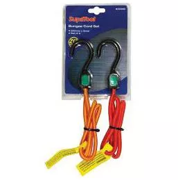 SupaTool Bungee Cord Set 8mm x 600mm 2pk