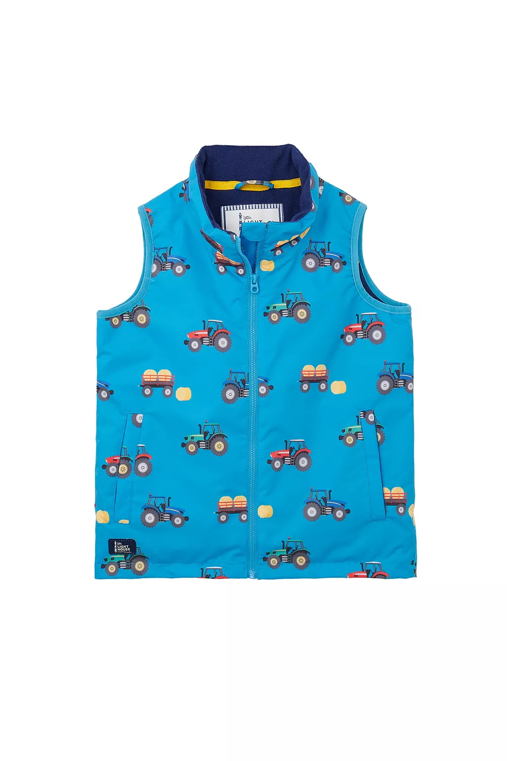 Alex Boys Gilet Tractor Print 6-7 Yrs