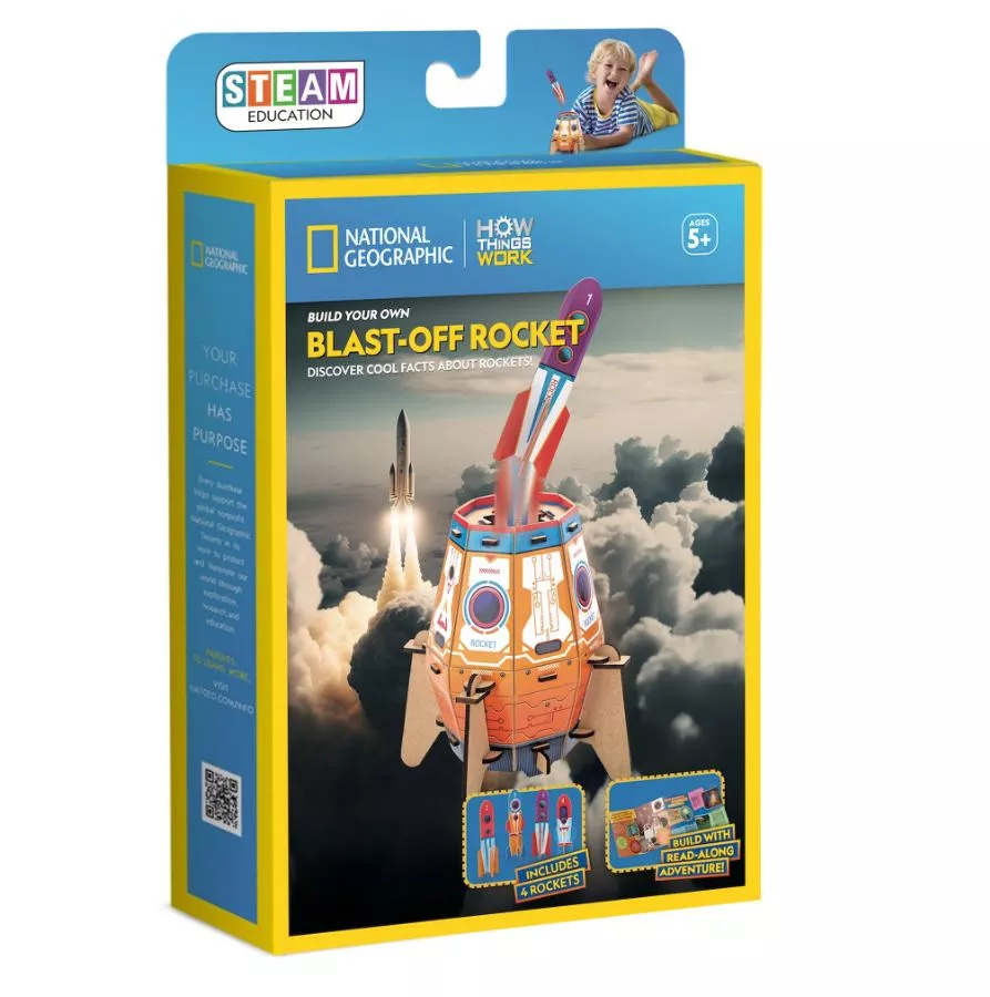 How Things Work Build & Play Kit - Blast Off Rocket
