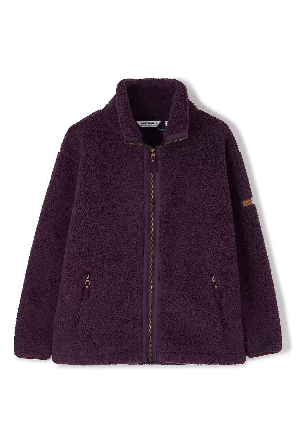Ladies Cobh Full Zip Fleece Cranberry
