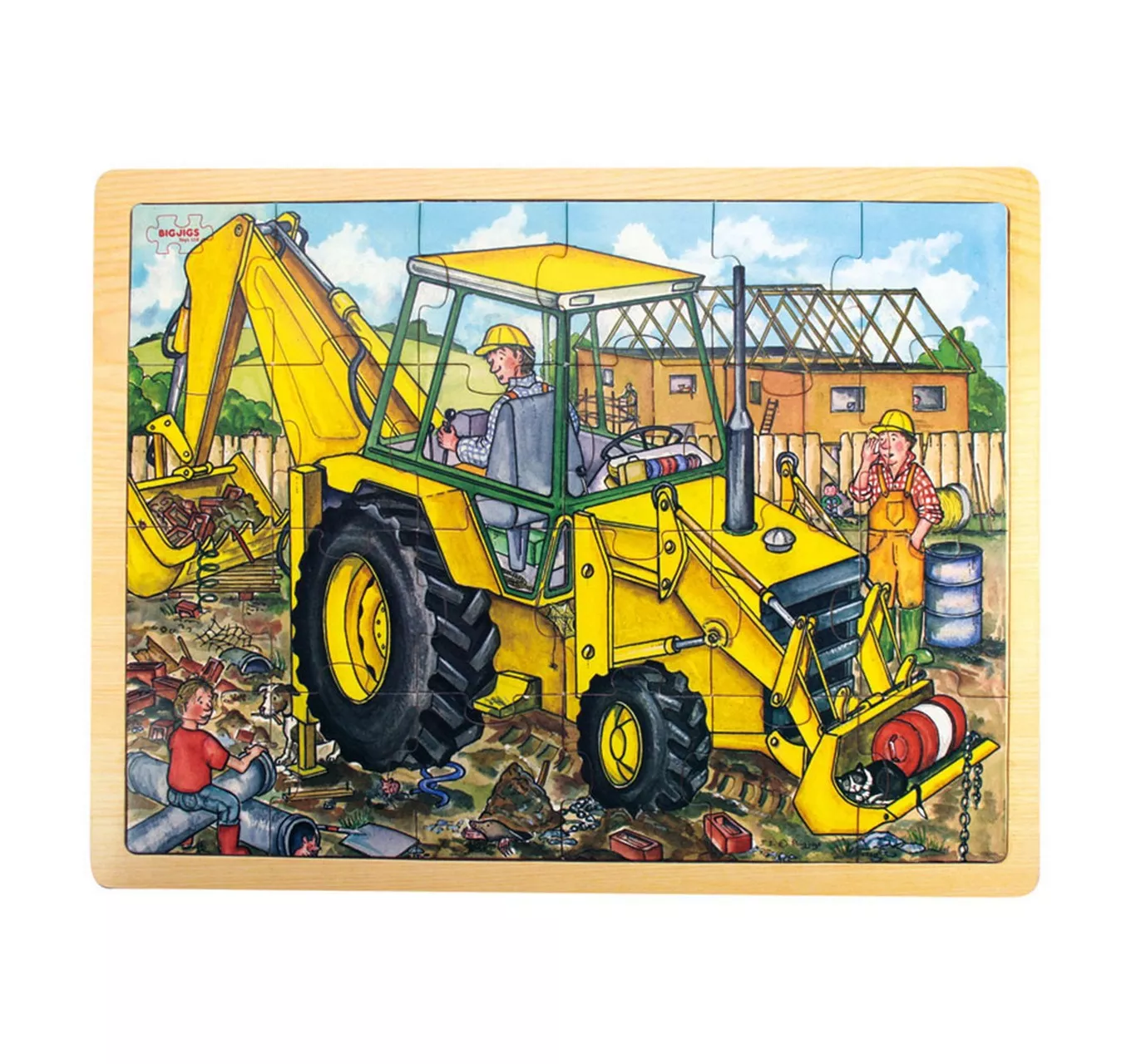 Tray Puzzle - Digger 24pc