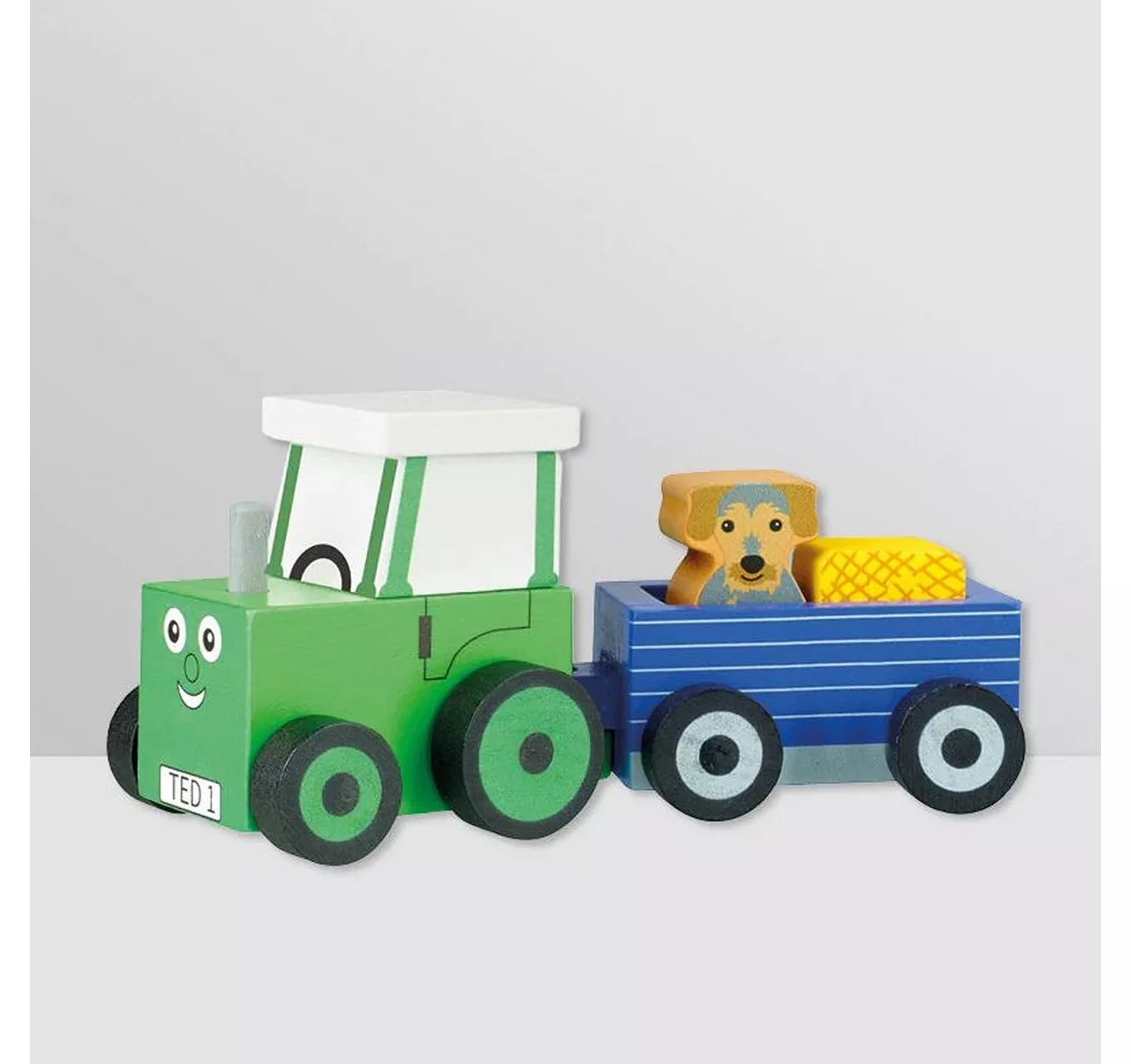 Tractor Ted & Trailer Toy