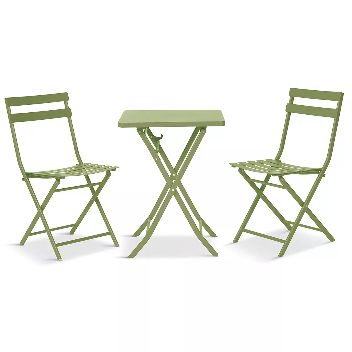 Napa Folding Square Bistro Set - Pistachio