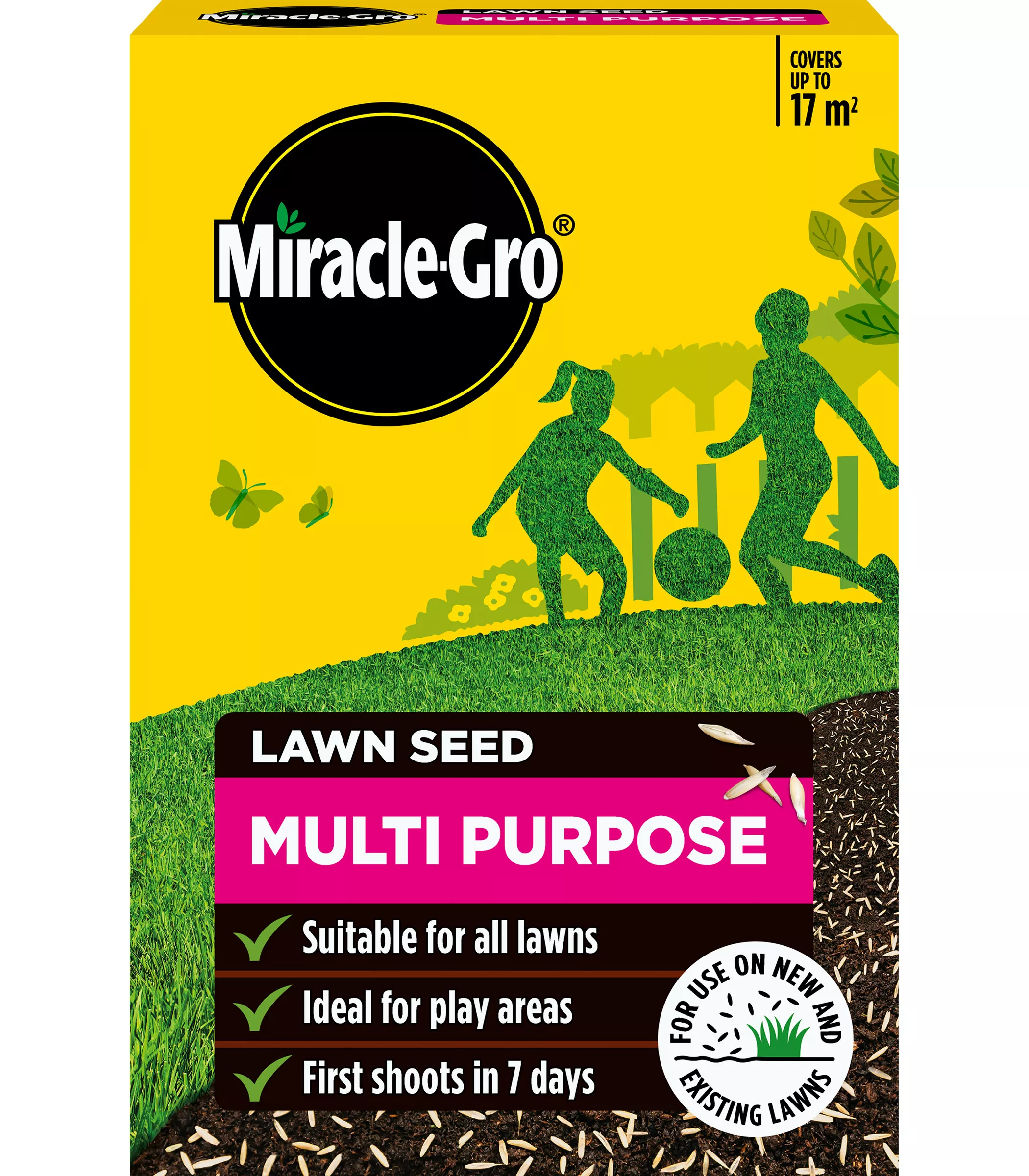 Miracle Gro Multi Purpose Lawn Seed 17m2 / 500g
