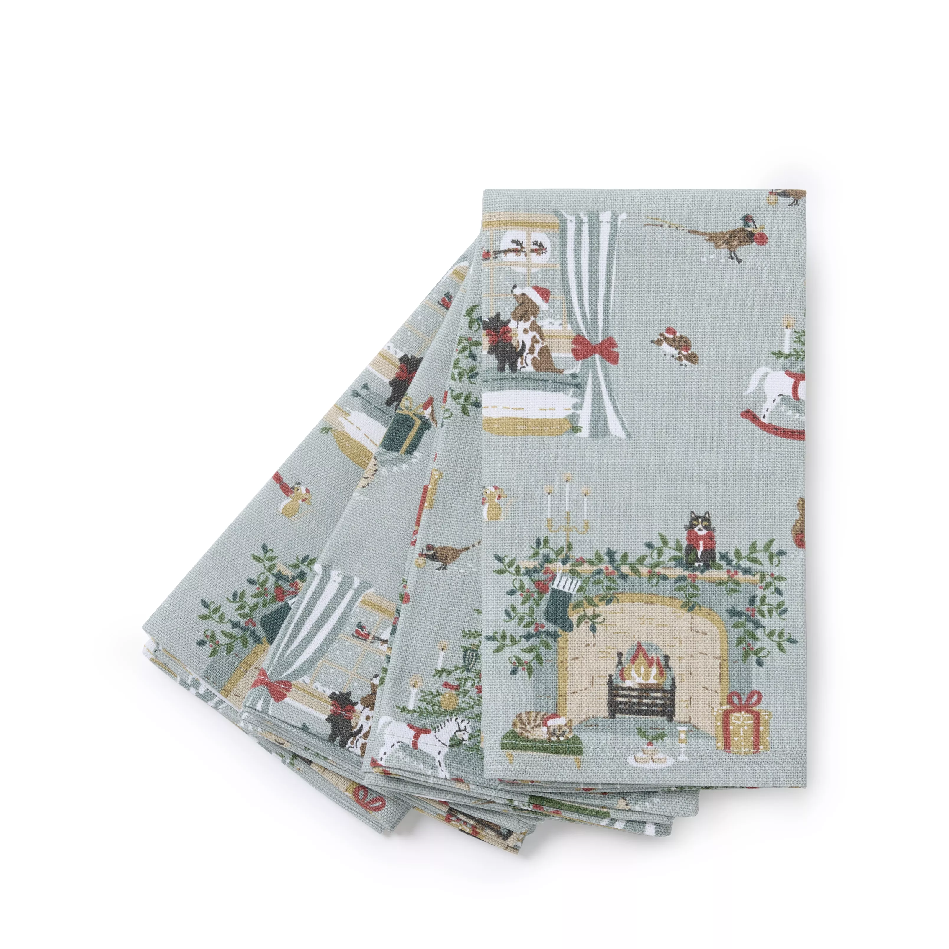 Cosy Christmas Napkins - Set of 4