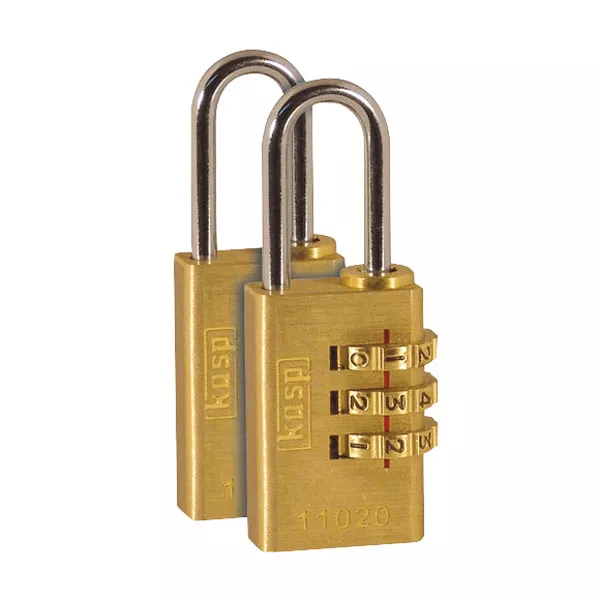 Combination Padlock 20x21.7mm 2pk