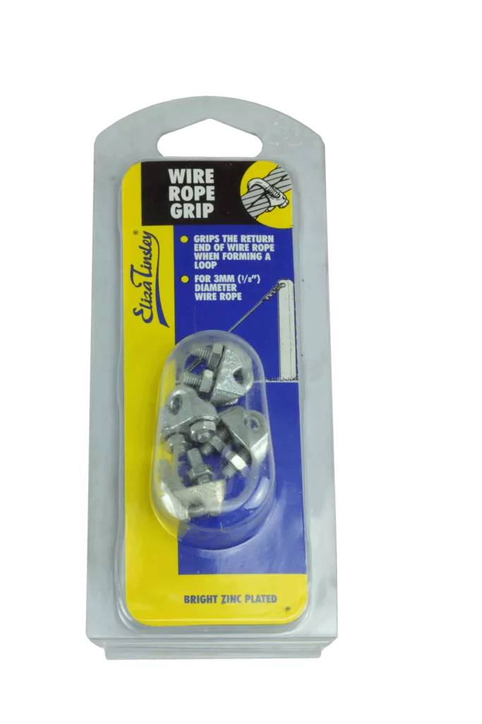 Grip Wire Rope 1/4" 4pk