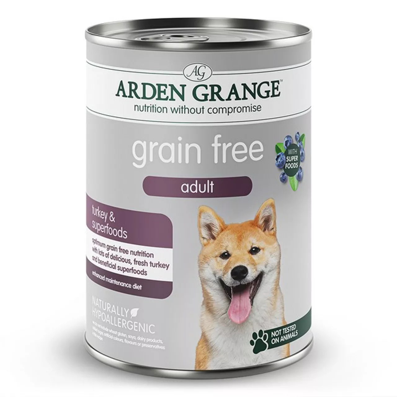 Arden Grange Grain Free Adult Turkey & Superfoods 395g