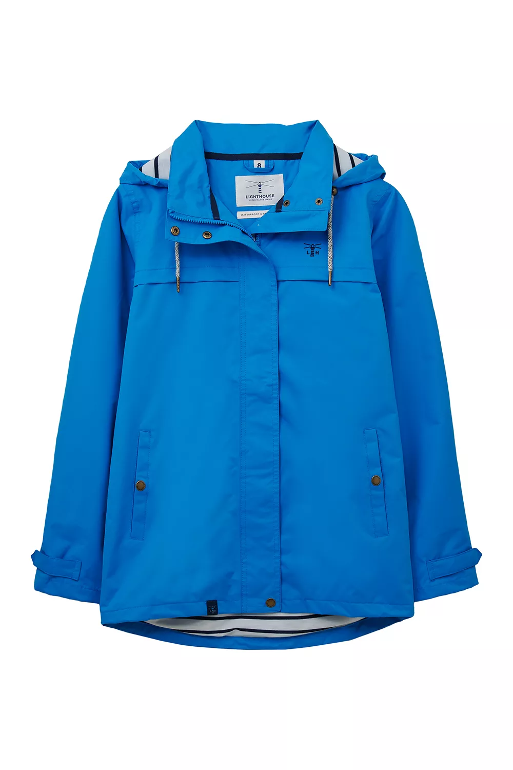 Ladies Beachcomber Coat Azure Blue 14