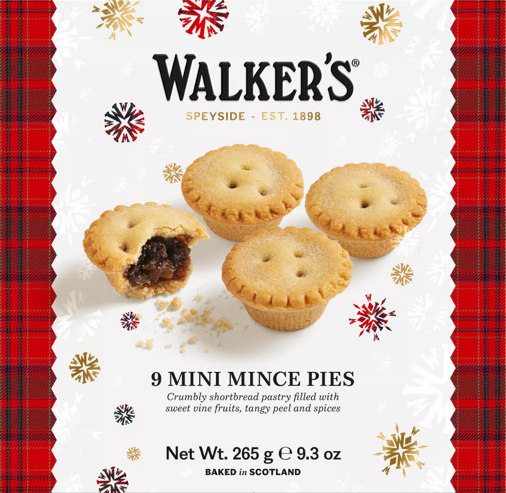 WALKERS 9 Mini Mince Pies 265g