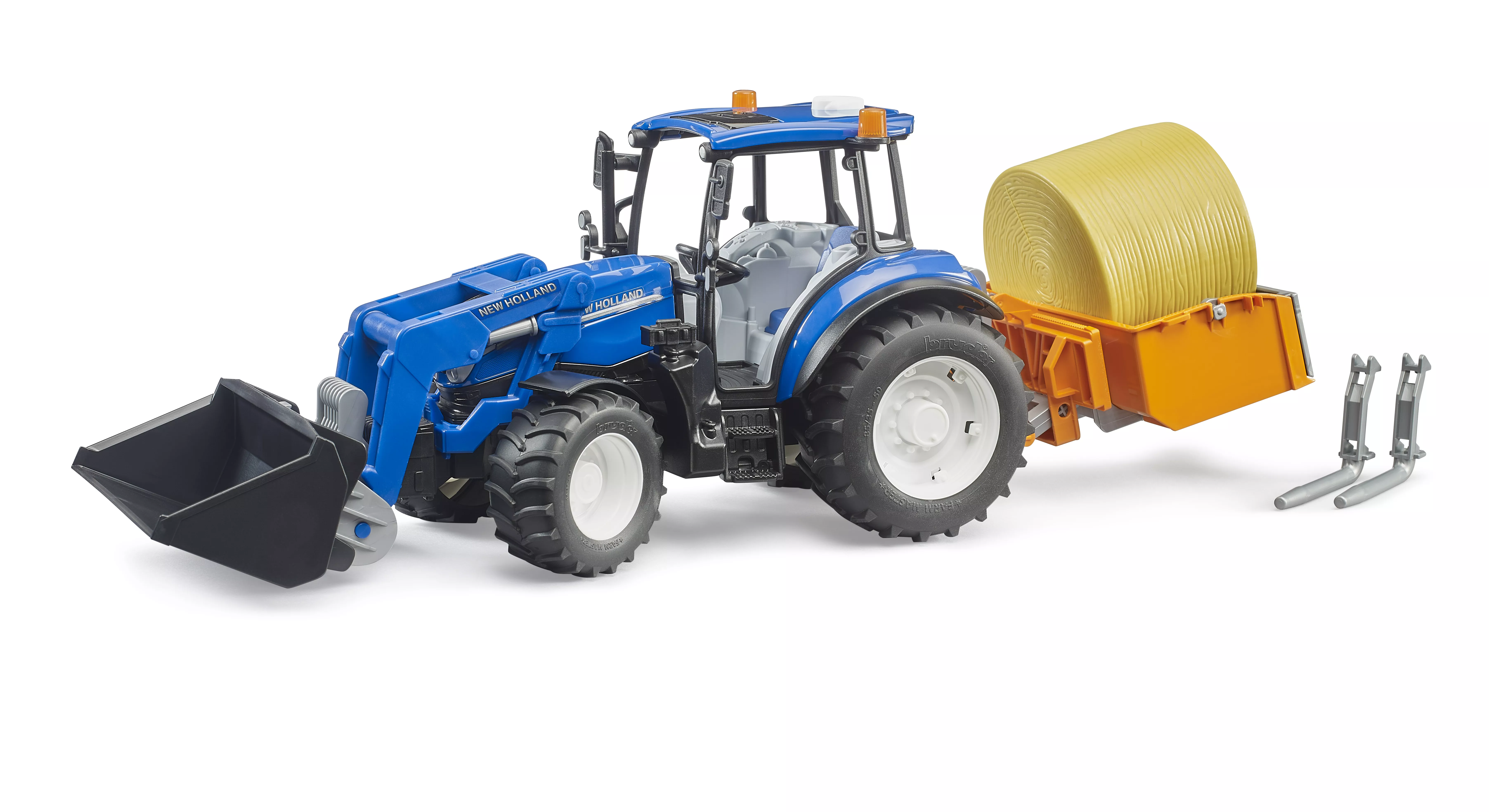 New Holland T5.120 with Loader & Transport Box