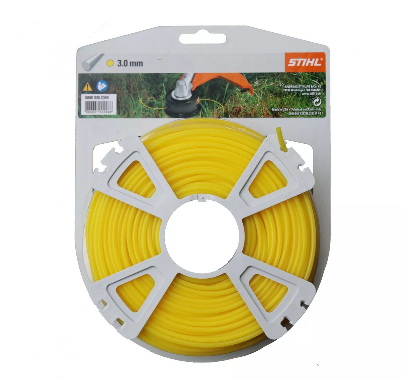 Mowing Line 3mm x 53m YELLOW