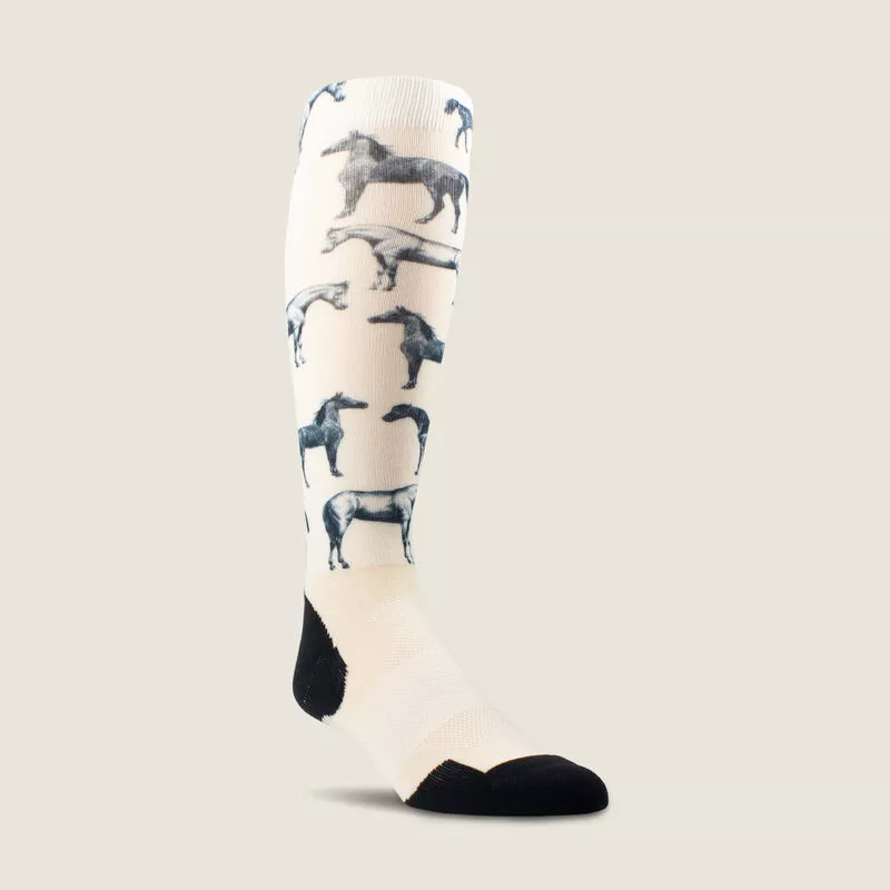 AriatTEK Slim Printed Socks - Summer Sand