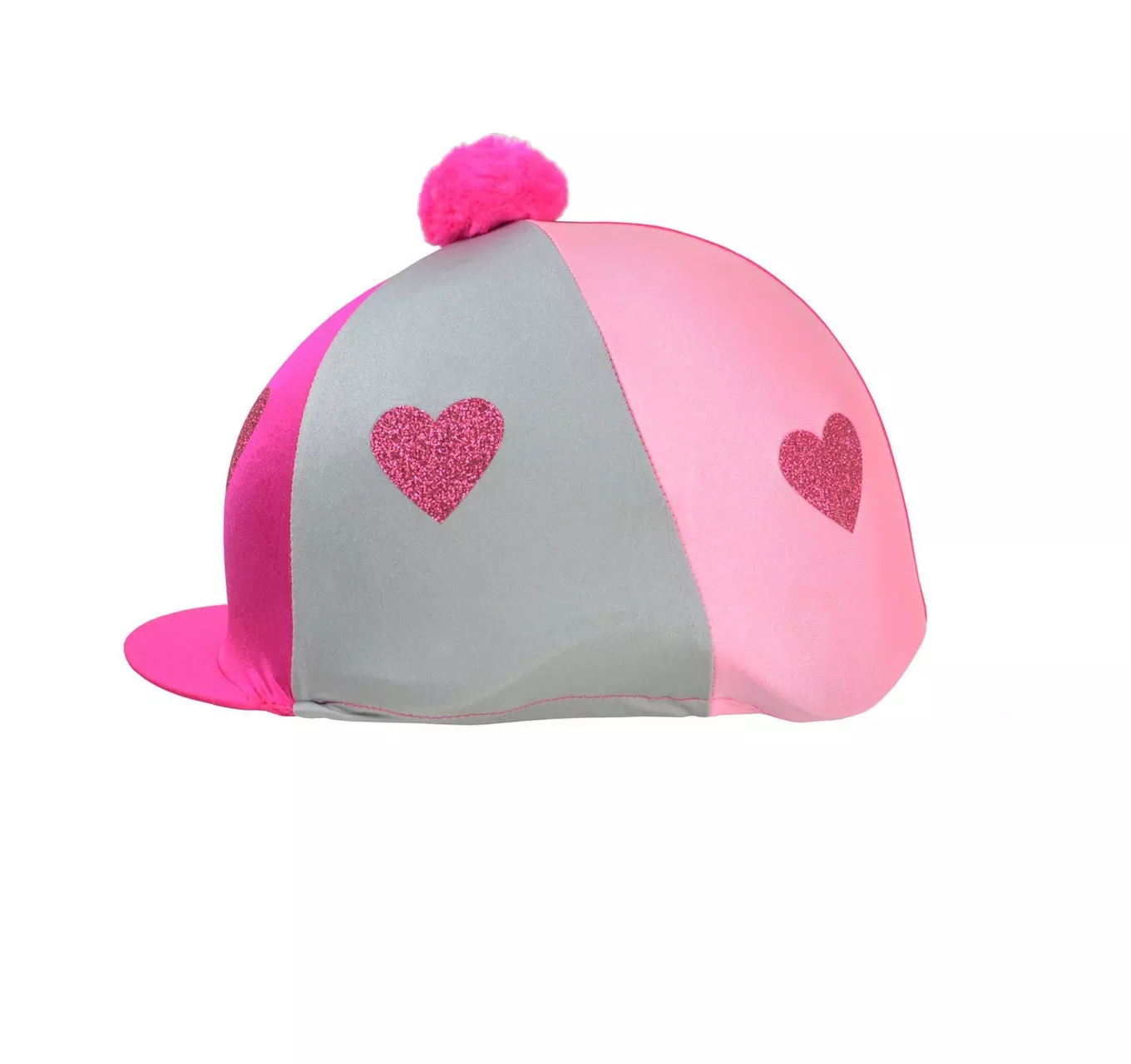 Love Heart Hat Silk - Pink