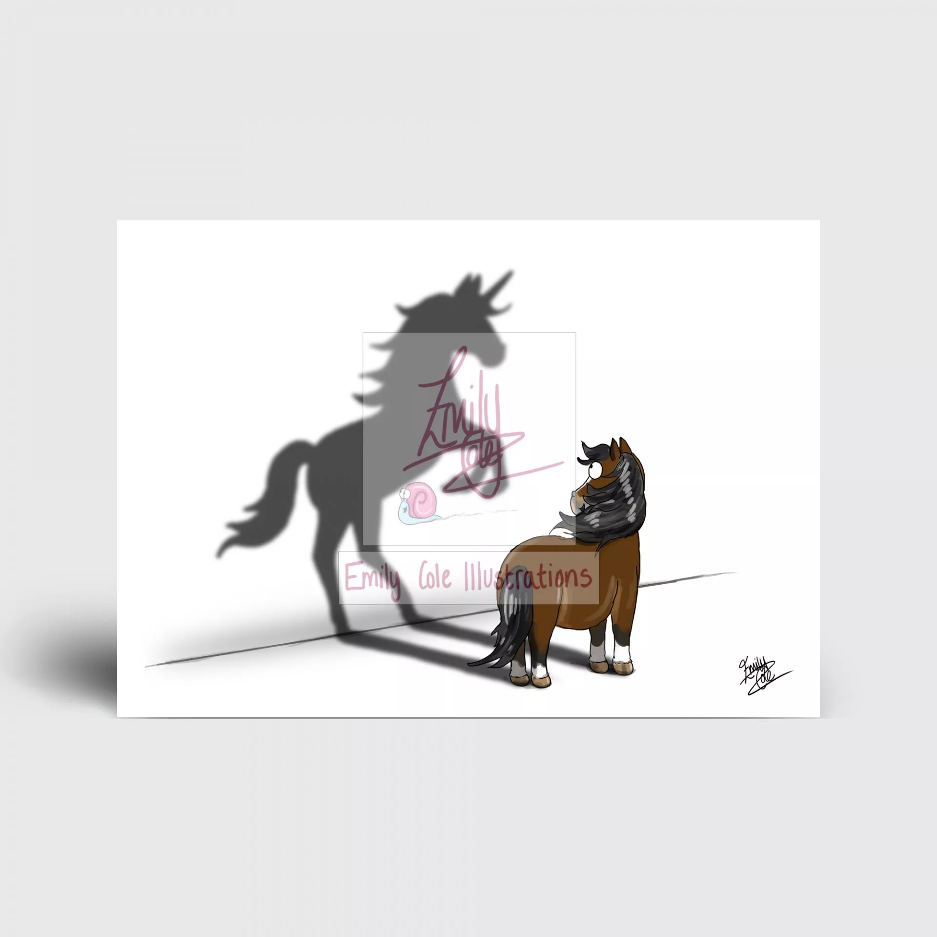 Believe in Yourself - Dark Bay Greeting Card