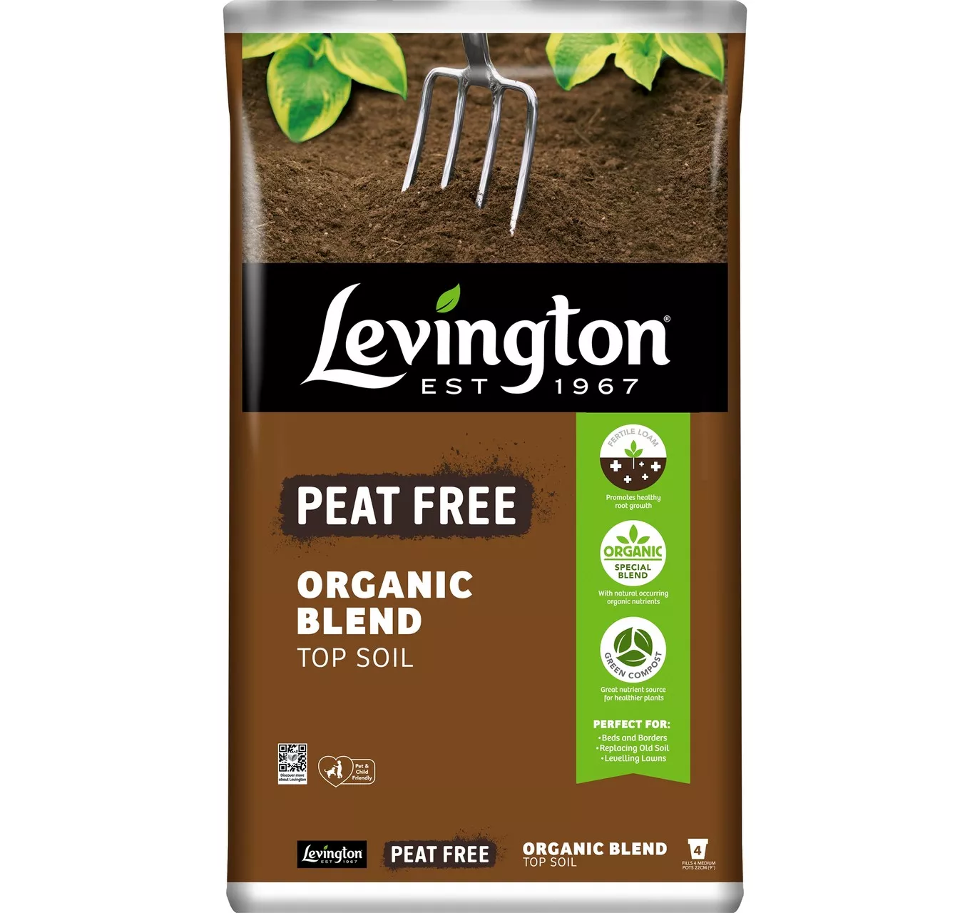 Peat Free Organic Top Soil 20L