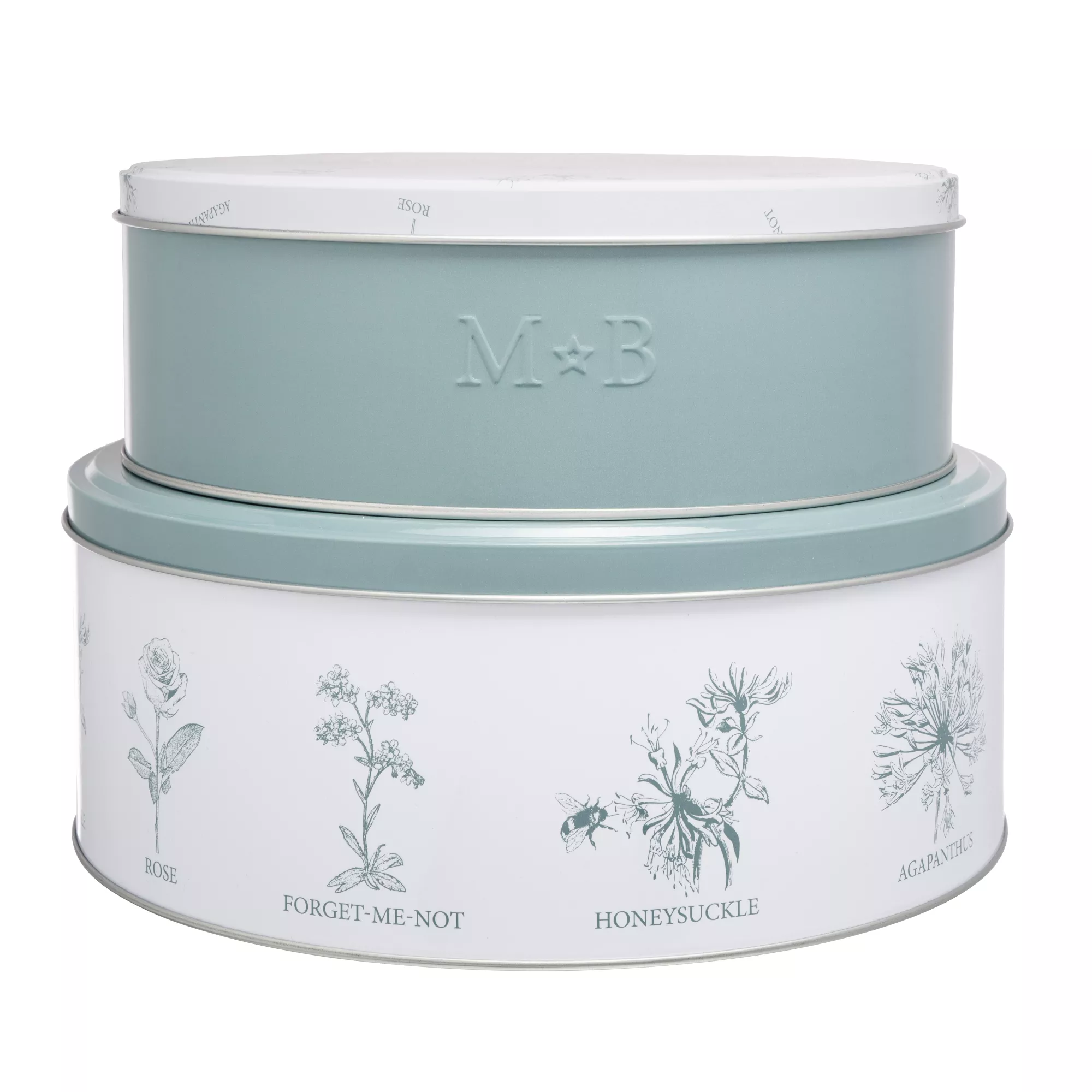 Mary Berry Garden Set Of 2 Cake Tins Flowers