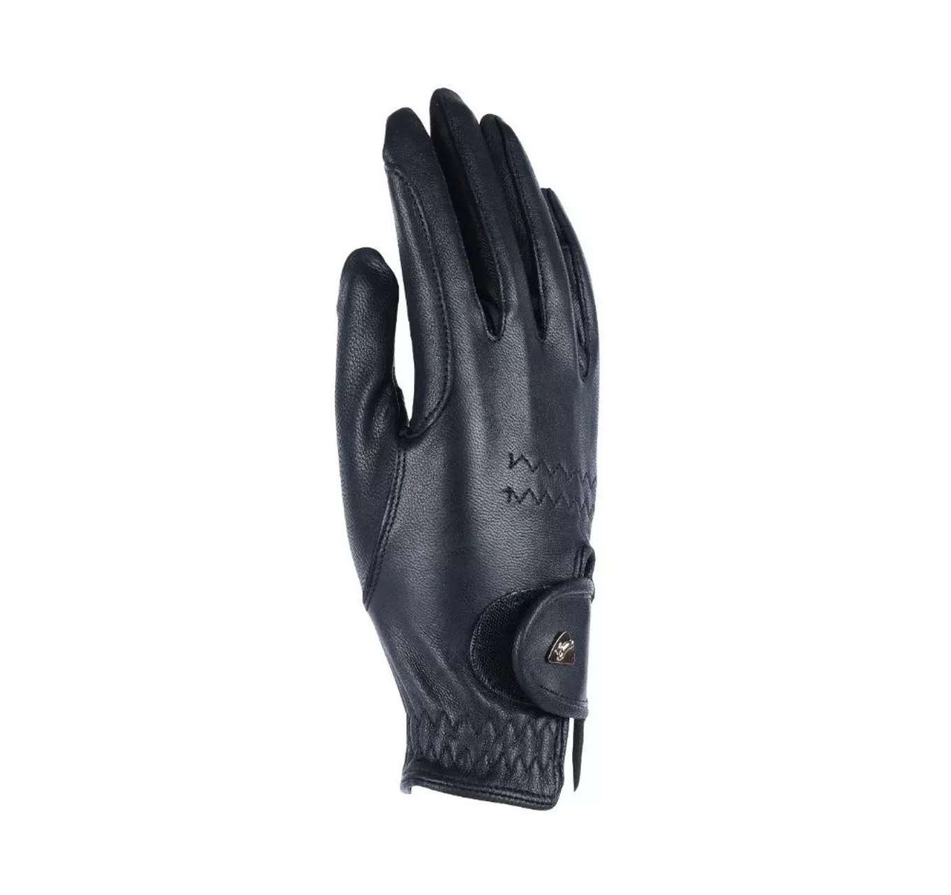 Leather Riding Gloves Black XL
