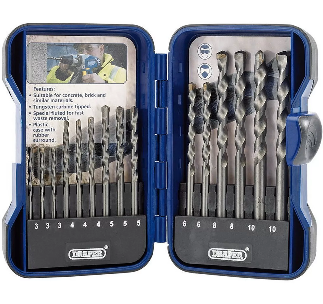 Masonry Drill Bit Set - 15pce