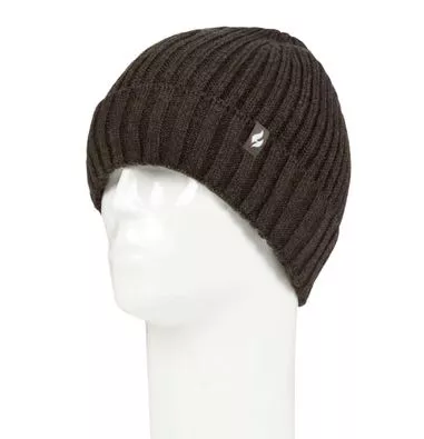 Mens Lawson Chunky Rib Hat - Forest