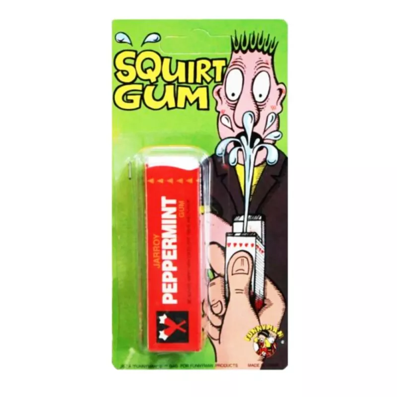 Joke Squirting Chewing Gum