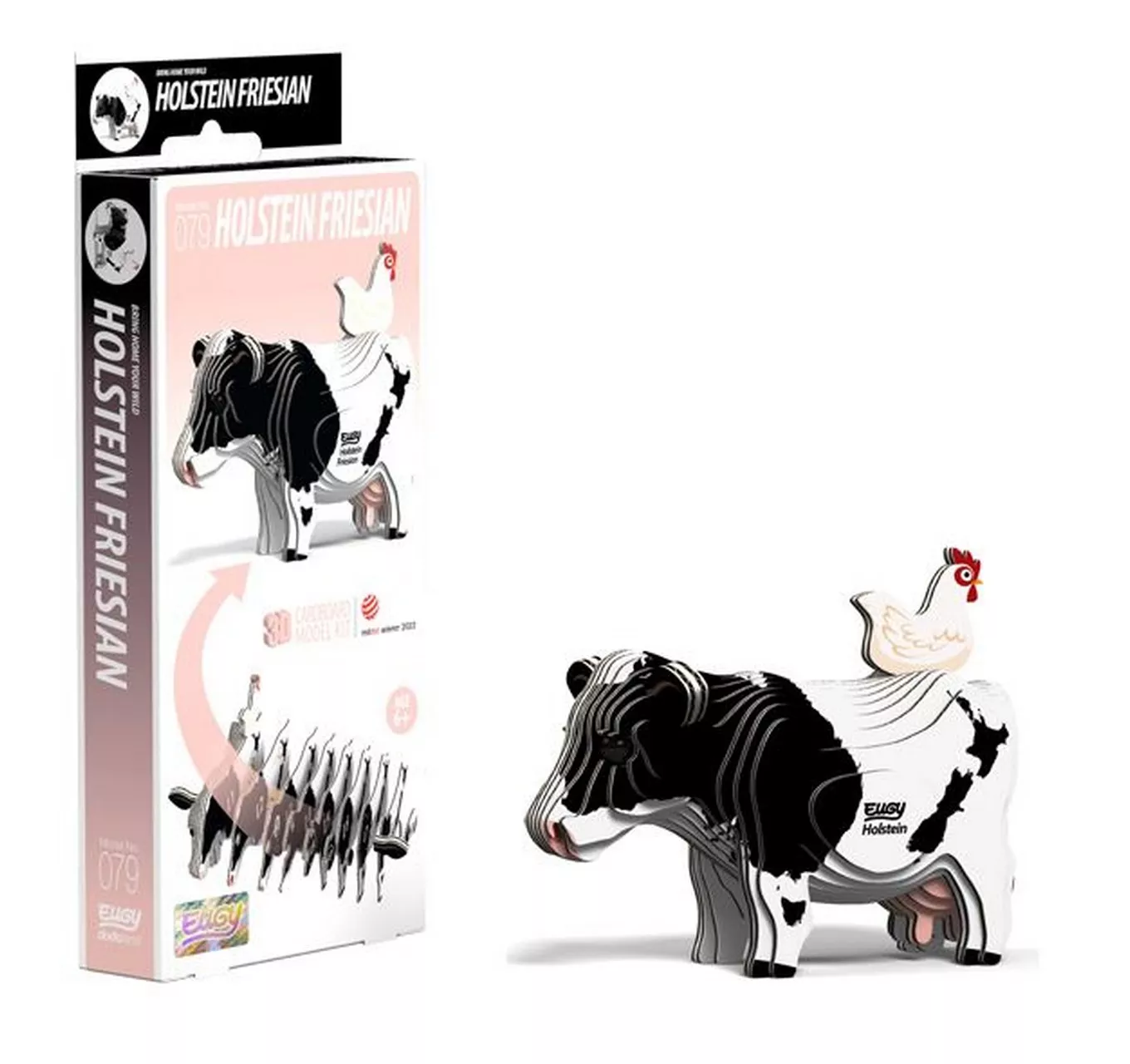 Eugy 3D Model - Fresian Cow