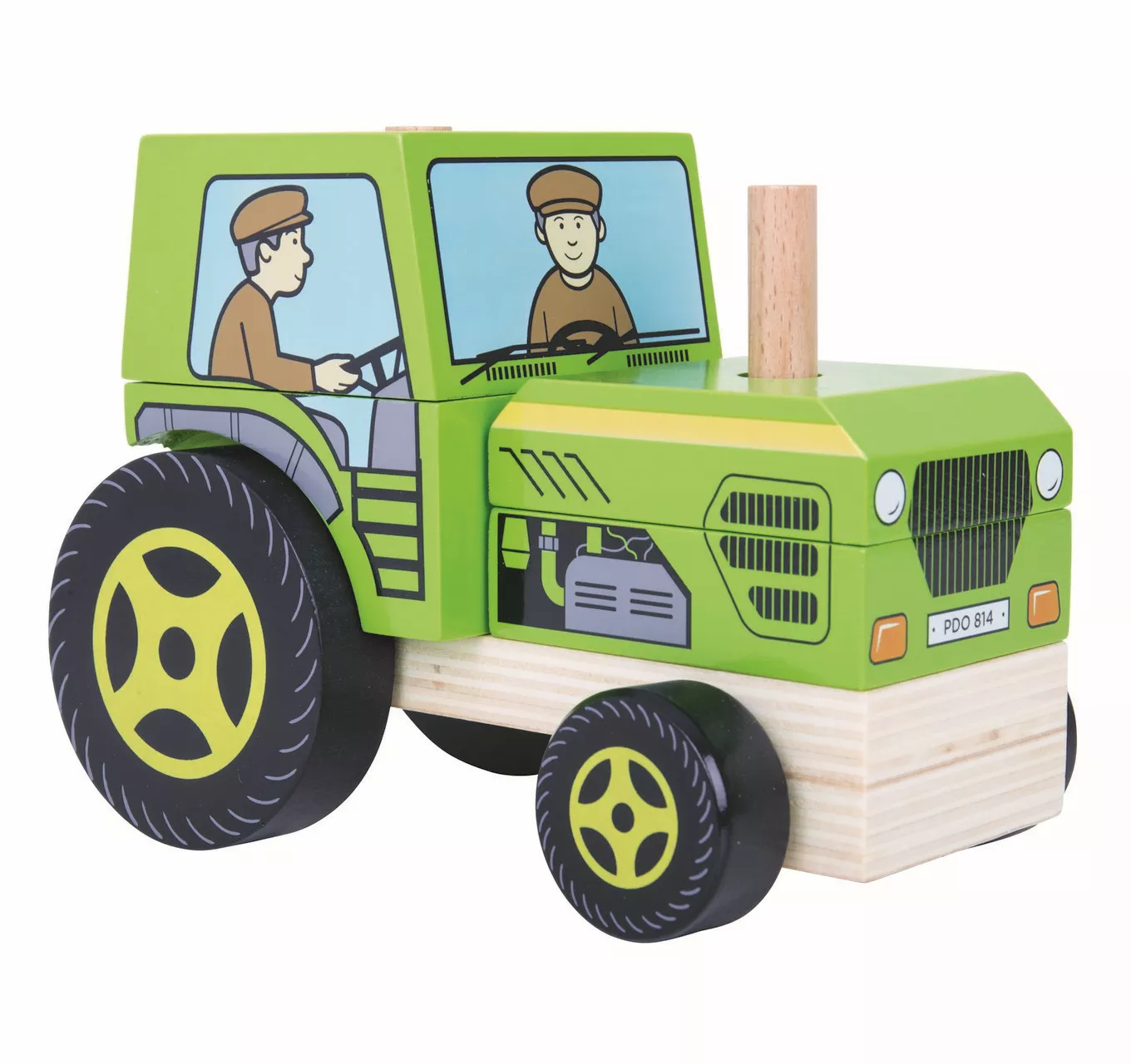 Wooden Stacking Tractor