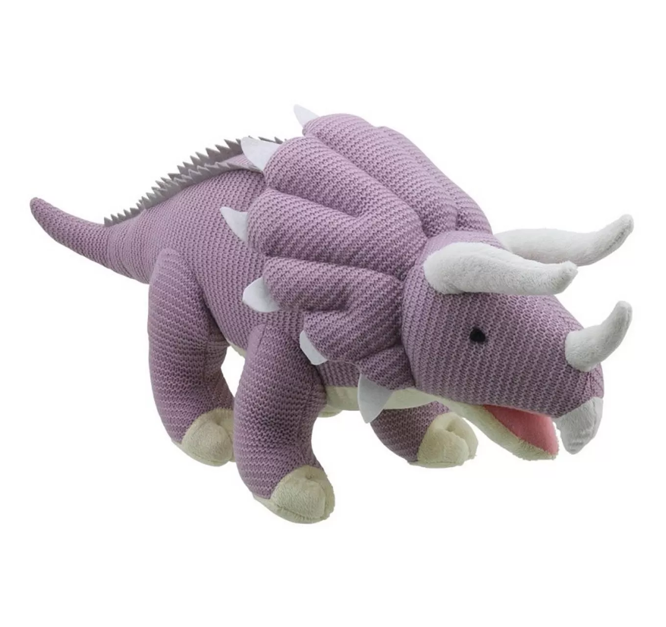 Knitted Triceratops Lilac (L)