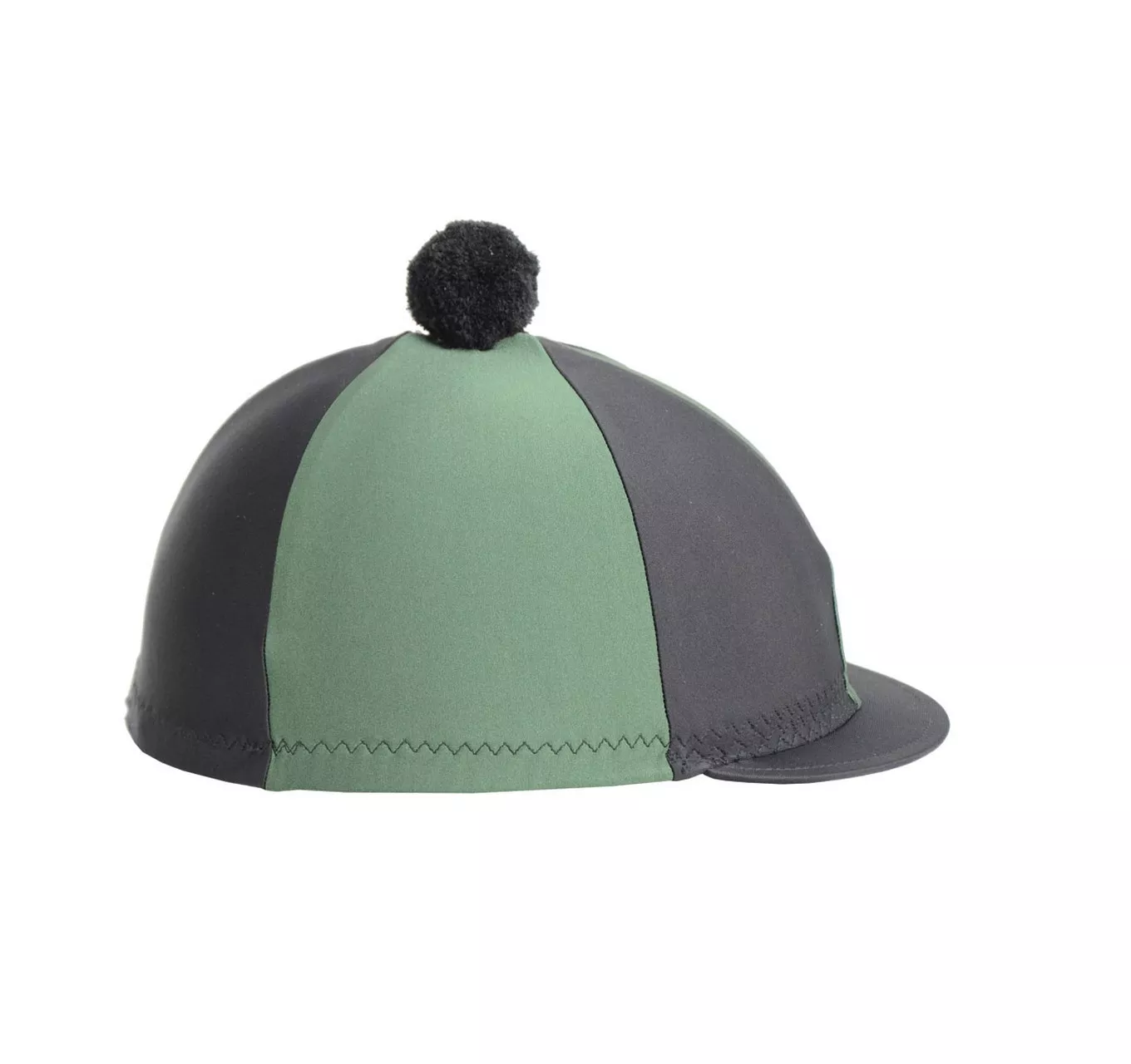 Two Tone Hat Silk Black/Green