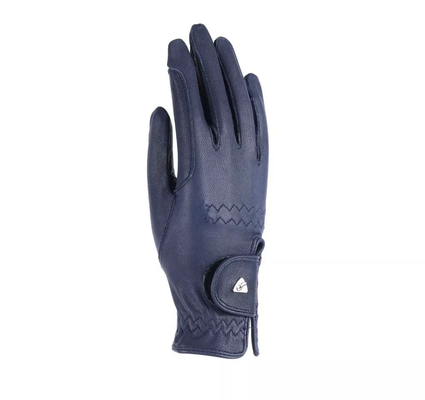 Leather Riding Gloves Navy S